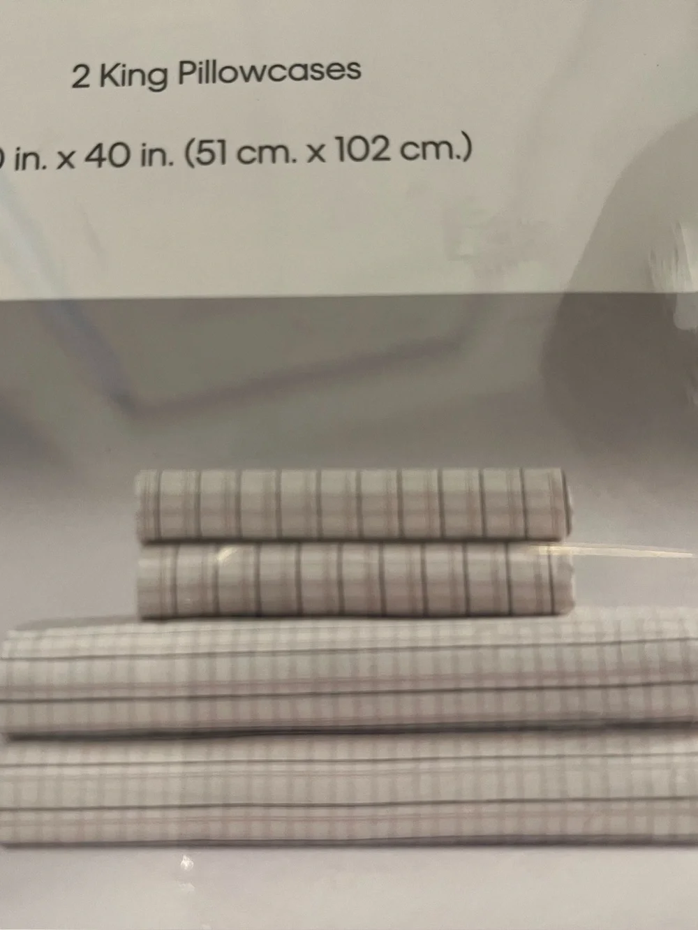 NEW CALVIN KLEIN King sheet set Luxury Plaid Cotton Sheet Set*4pc
